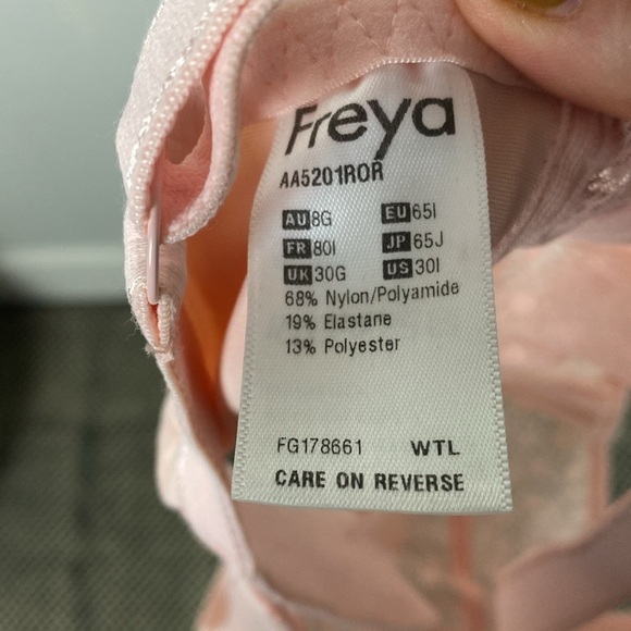 Freya Pink sheer lace full coverage bra - Picture 5 of 5